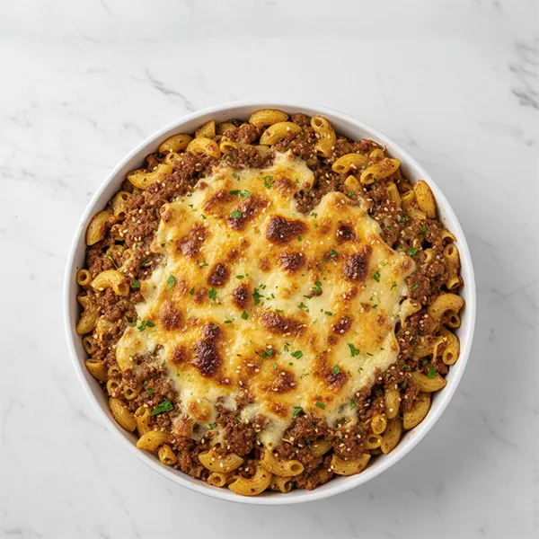 Beef And Zaatar Macaraoni Bil Bechamel